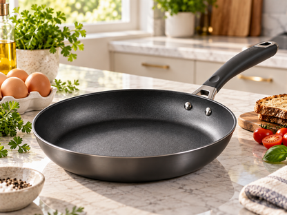 ALLEEIY® SearCraft Pro Non-Stick Frying Pan – Smoke-Reducing Scratch-Resistant Surface, Rapid Even-Heat Base, High-Temperature Durability & Anti-Scald Comfort Handle for Frying, Stir-Frying and Searing 🍳