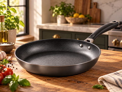 ALLEEIY® SearCraft Pro Non-Stick Frying Pan – Smoke-Reducing Scratch-Resistant Surface, Rapid Even-Heat Base, High-Temperature Durability & Anti-Scald Comfort Handle for Frying, Stir-Frying and Searing 🍳