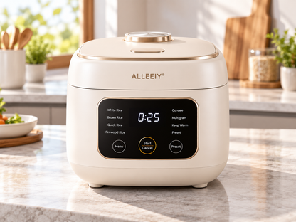 🍚 ALLEEIY® GrainCraft Nova Smart Micro-Pressure Rice Cooker – Precision Heat Control, Firewood-Style Rice, Congee, 24H Preset, Keep-Warm & Non-Stick Healthy Cooking 💥