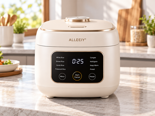 🍚 ALLEEIY® GrainCraft Nova Smart Micro-Pressure Rice Cooker – Precision Heat Control, Firewood-Style Rice, Congee, 24H Preset, Keep-Warm & Non-Stick Healthy Cooking 💥